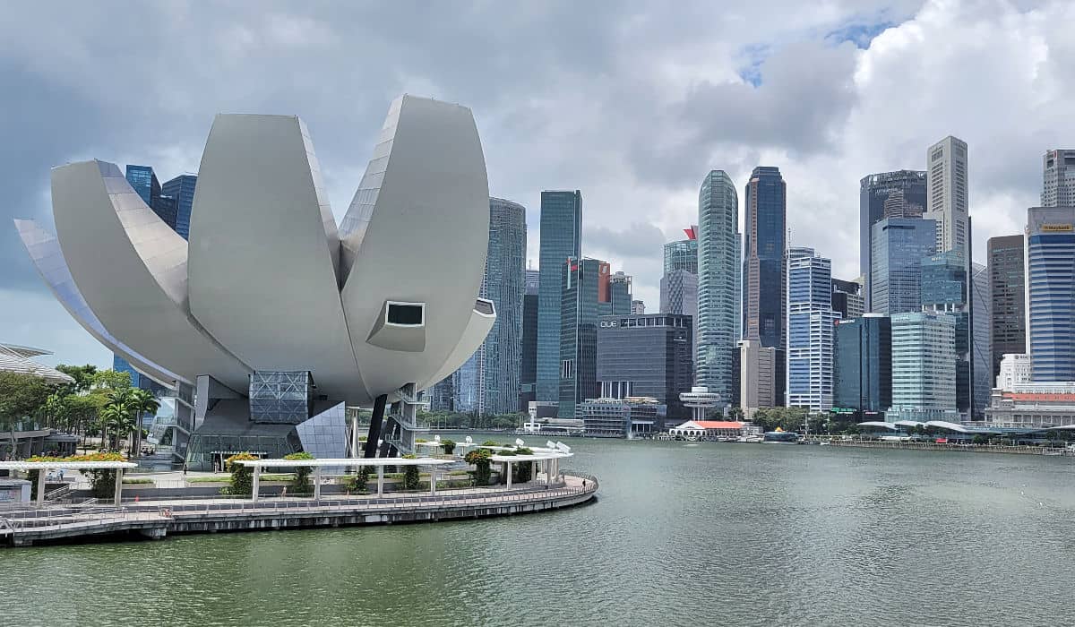 ArtScience Museum on Singapore's waterfront